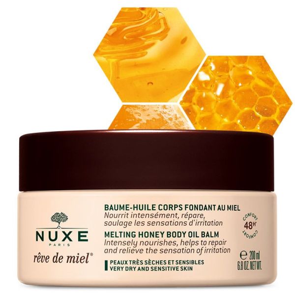 Nuxe Rêve de Miel Baume-Huile Fondant pour le Corps 48h 200ml Prix Permanent