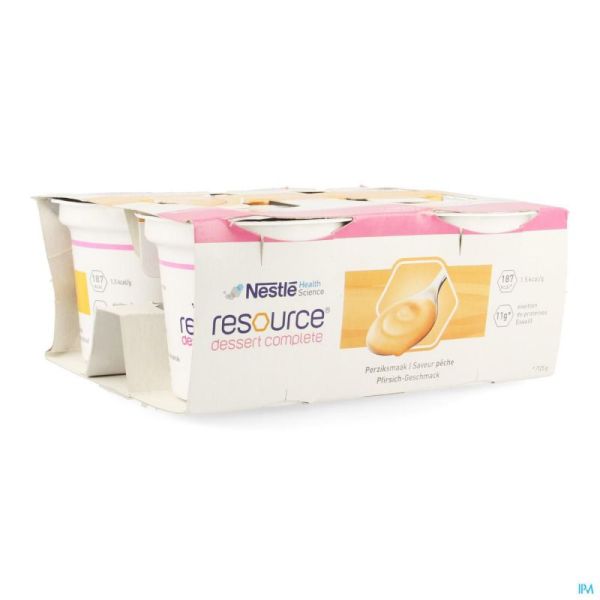 Resource Dessert Complete Pêche 4x125g 12326218