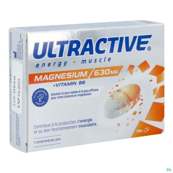 Ultractive Energy Muscles Relax Comprimés 30