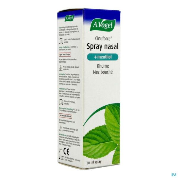 Vogel Cinuforce Spray Nasal Menthol 20 M