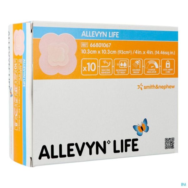 Allevyn Life 10,3x10,3cm 1067 10 Pièce