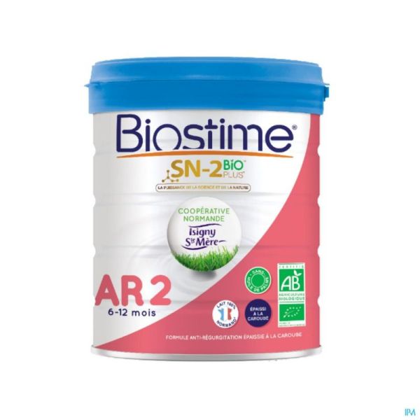 Biostime Sn-2 Bio Plus Premium Organic Ar 2 800g