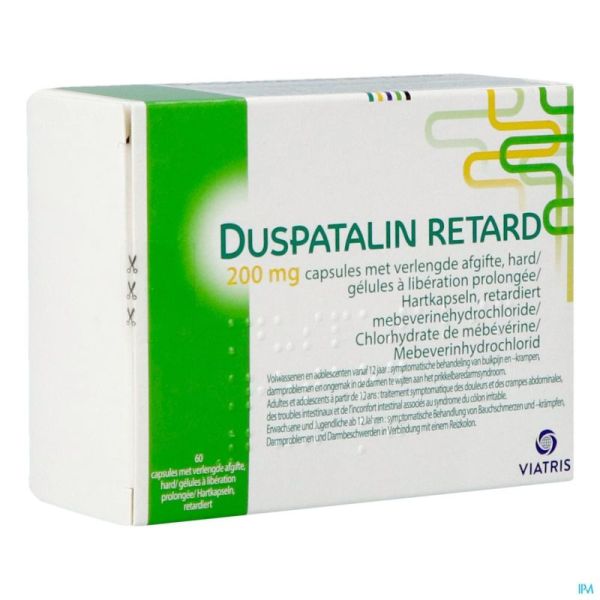 Duspatalin Retard 60 Gélules 200 Mg