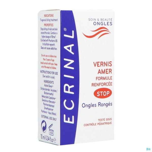 Ecrinal Vernis Ongles Amer Flacon 10ml 20218