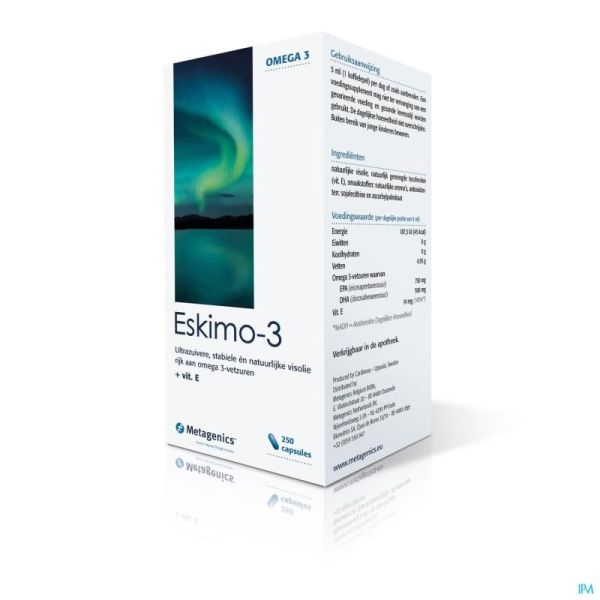 Eskimo-3 Metagenics 250 Gélules