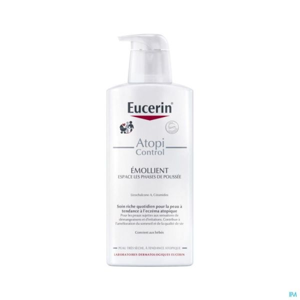 Eucerin AtopiControl Emollient Corporel Calmant 400 Ml
