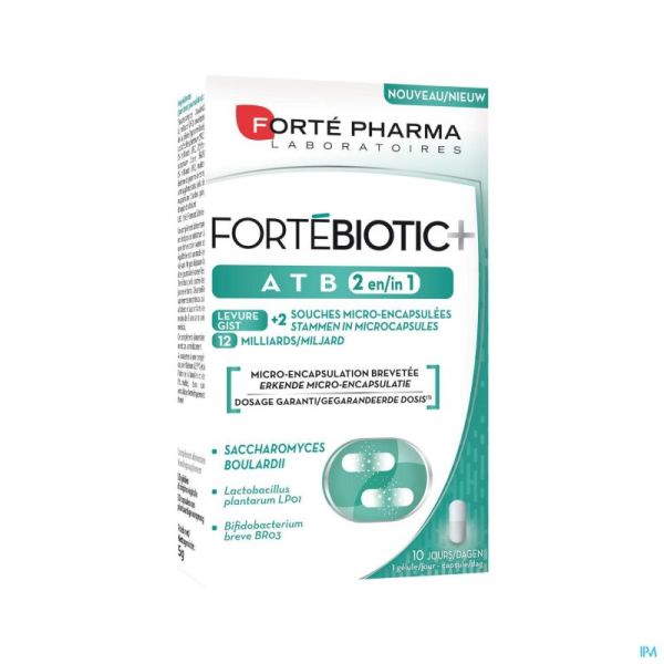 Fortébiotic+ Atb 2en1 v-gélules 10