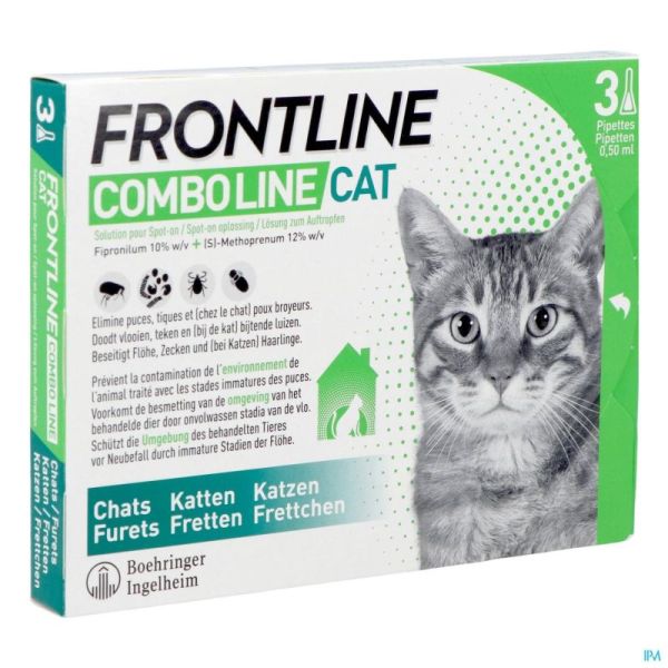 Frontline Combo Line pour Chat 3x0,5ml