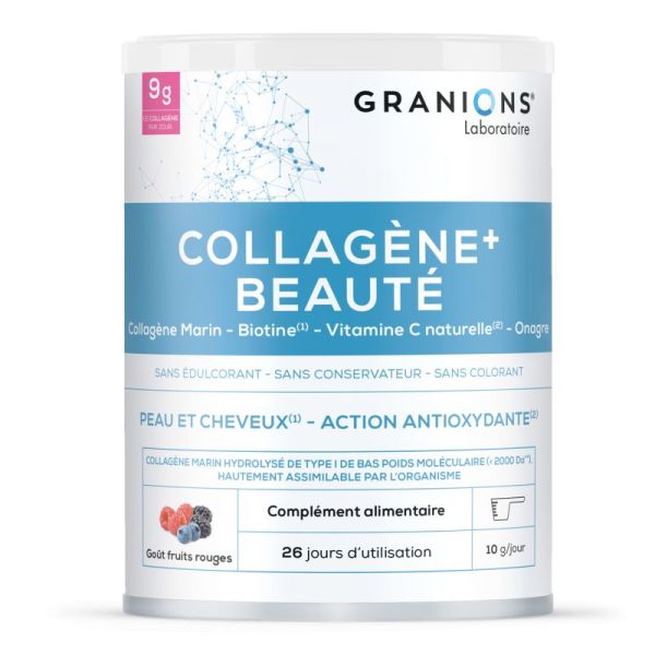 Granions Collagène+ Beauté Fruits Rouges 260g