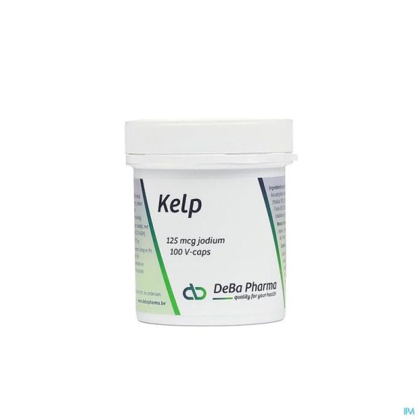 Kelp 100 Gélules Iode 125mcg Deba Pharma