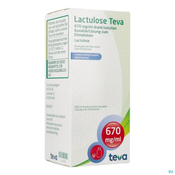 Lactulose Teva Solution 500 Ml