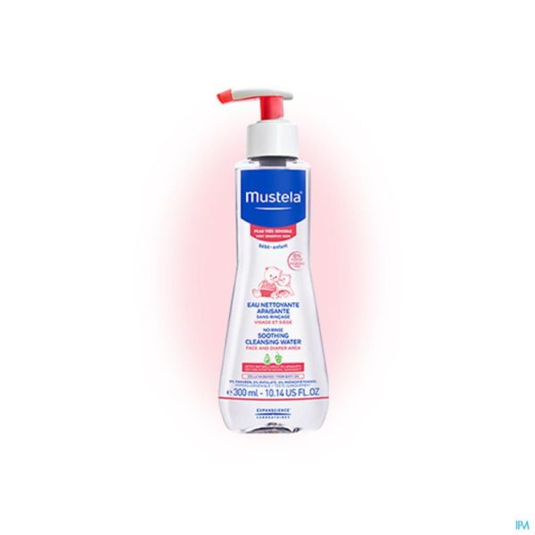 Mustela Peaux Très Sensibles Eau Nettoyante Sans Rinçage Apaisante. 300ml