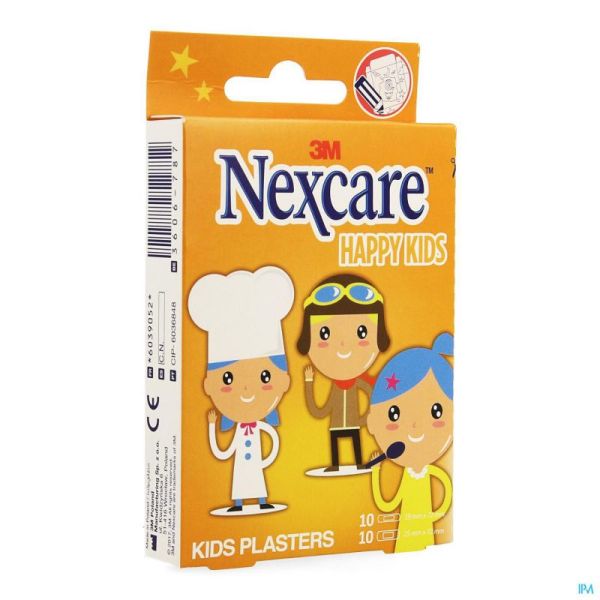 Nexcare 3m Happy Kids Professions Pans 20 N0920pr