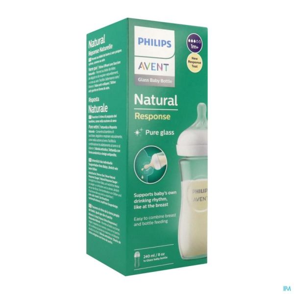 Kit Nouveau-Né Biberons Natural en Verre 0M+ AVENT