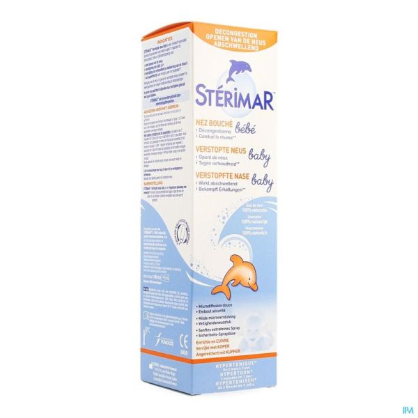 Sterimar Hypertonique Spray Nasal Bébé 100ml