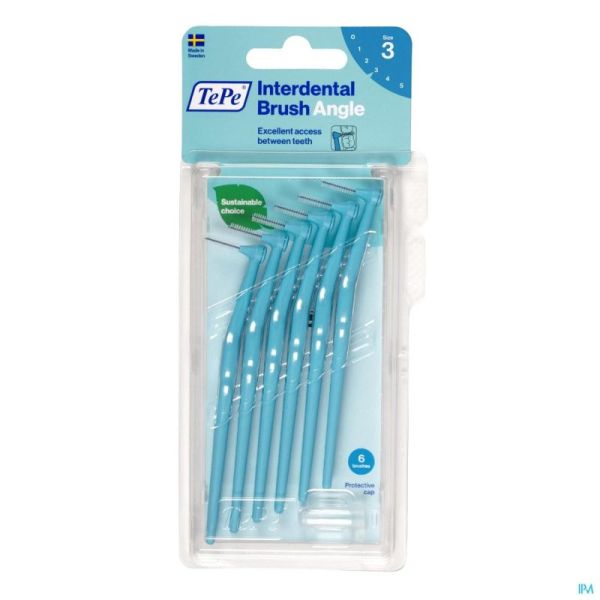 Tepe Angle Interdental Ragers Blue 0,6mm 6 154640