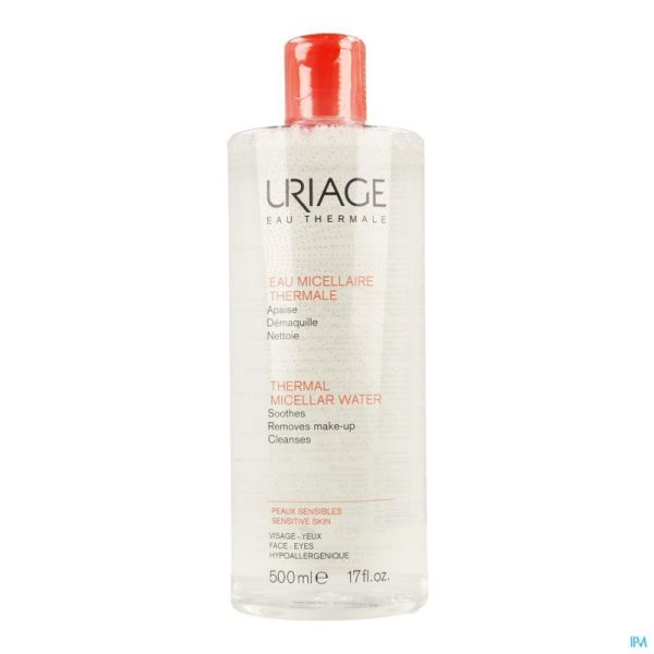 Uriage Eau Micellaire Thermale Peaux Réactives 500 Ml