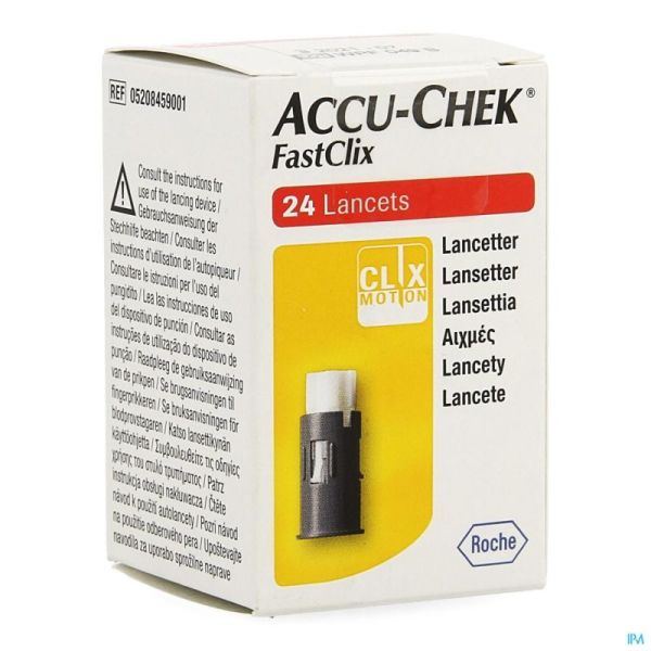 Accu Chek Fastclix Lancet 4x6 Lancets