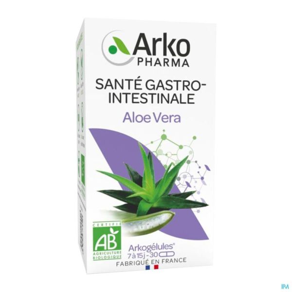Arkogelules Aloe Vera Bio Gélules 30