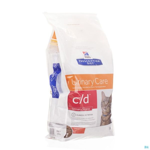 Hill's Prescription Diet C/D Urinary Stress croquettes pour chat