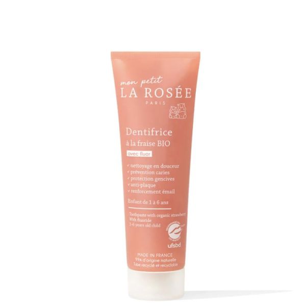 La Rosée Mon Petit Dentifrice Fraise Bio Tube 50ml