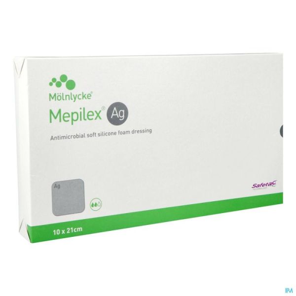 Mepilex Ag 10x21cm 287221 5 Pièce