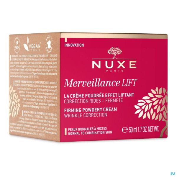 Nuxe Merveillance Lift Crème Poudrée Effet Liftant 50ml Prix Permanent
