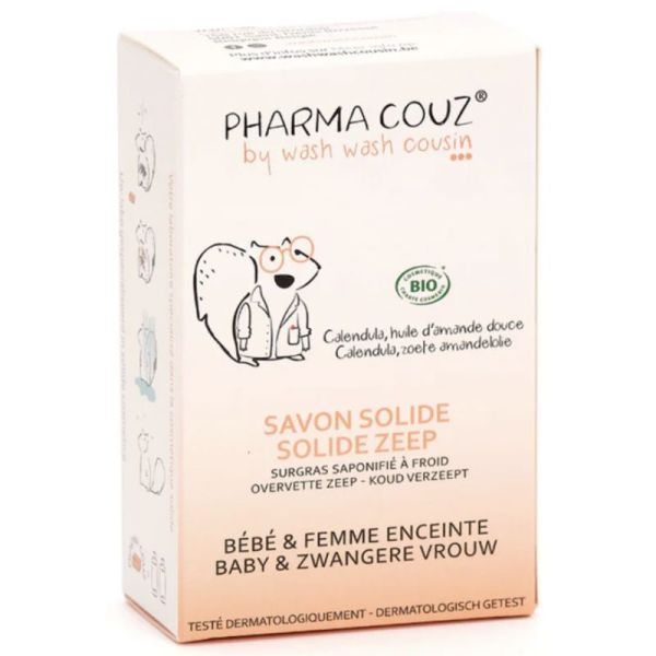 Pharma Couz' Savon Solide pour Bébé et Femme Enceinte 100g