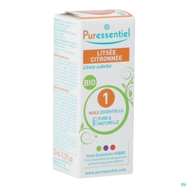 Puressentiel Huile Essentielle Litsee Citronee Bio Hle Essentielle 10ml