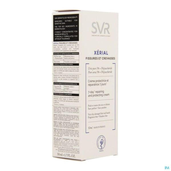 SVR Xerial Crème Fissures et Crevasses 50 Ml