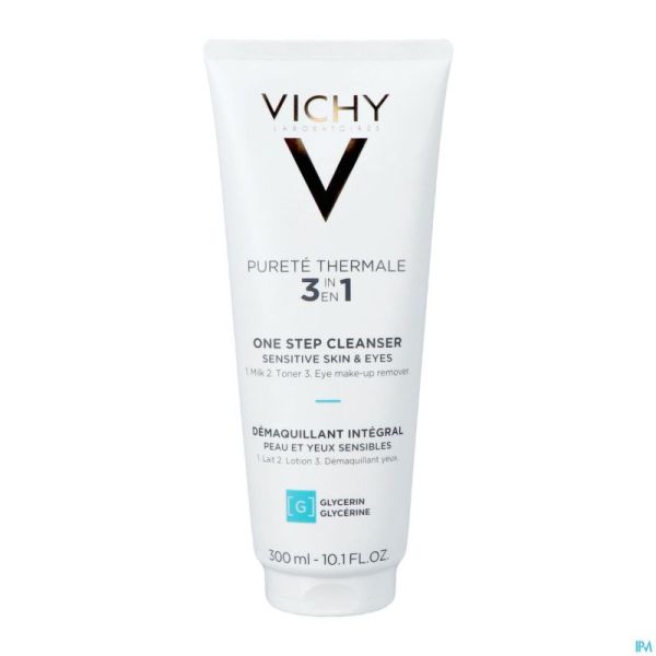Vichy Pt 3en1 Démaquillant Intégral Peau&yeux Sensible. 300ml