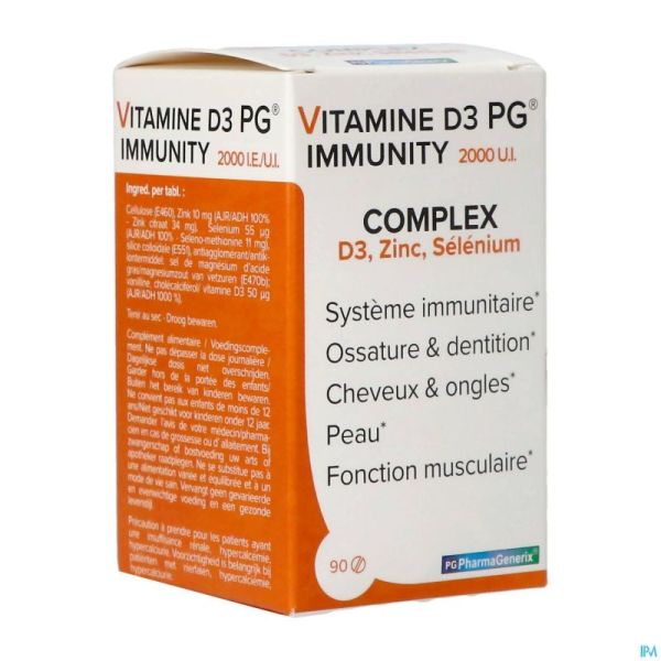Vitamine D3 2000ui Immunity Pharmagenerix Comp 90