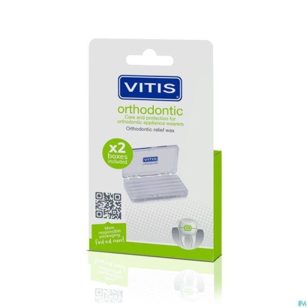 Vitis Orthodontic Wax Blister 2 Doosjes 3600