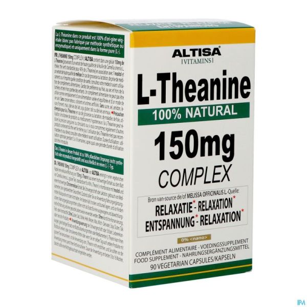 Altisa l-theanine 150mg Complex Pot V-gélules 90