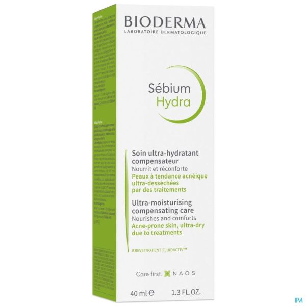 Bioderma Sebium Hydra Crème Peaux Grasses 40 Ml