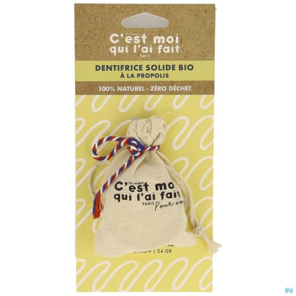 C'est Moi Qui L'ai Fait Dentifrice Solide Propolis Bio Citron 25g
