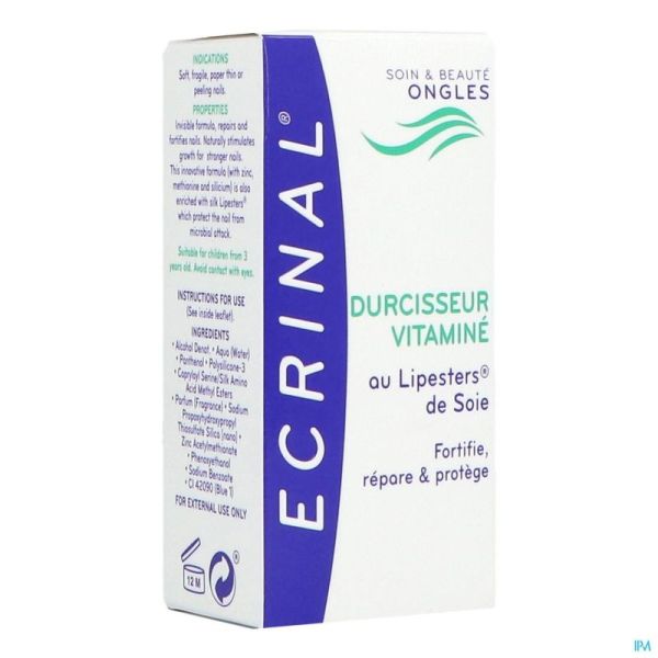Ecrinal Durcisseur Vitaminee 10 Ml 