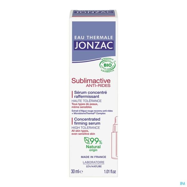 Jonzac Sublimactive Serum Concentre Raff. Bio 30ml