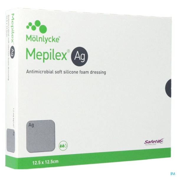 Mepilex Ag 12,5x12,5cm 287121 5 Pièce