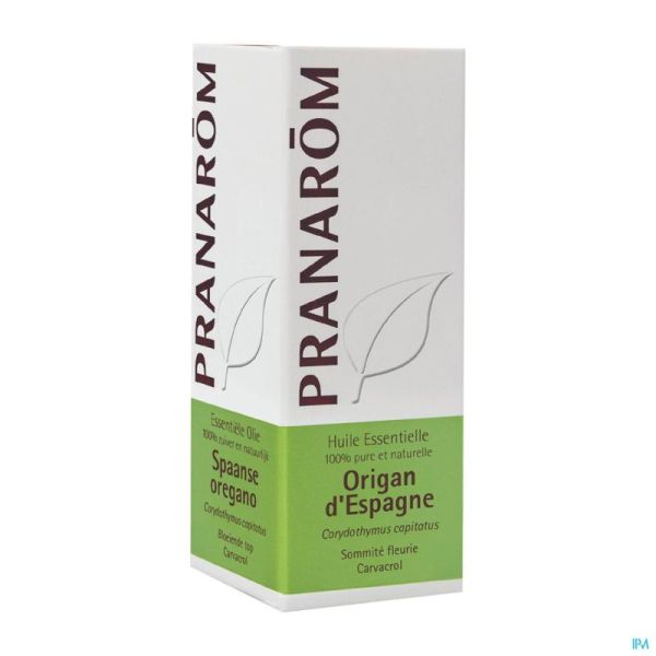 Pranarom Origan Espagne 201 Huile Essentielle 5 Ml