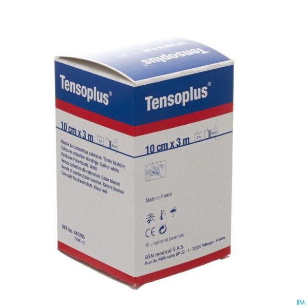 Tensoplus Bande 10cmx3m Blanc 7209707