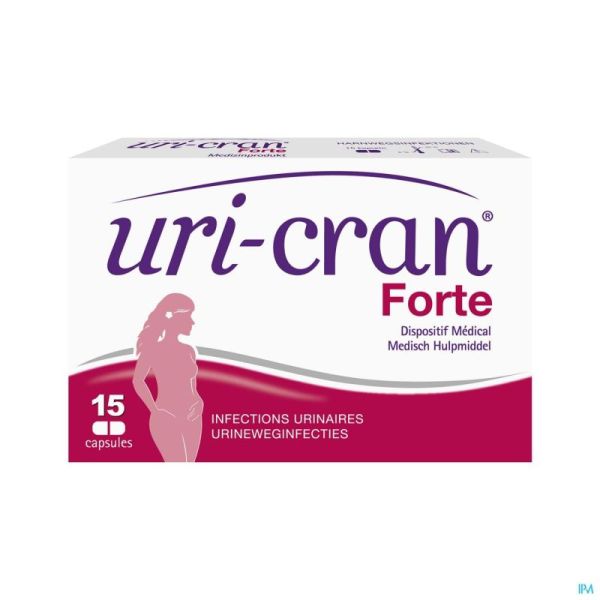 Uri-cran Forte 15 Gélules