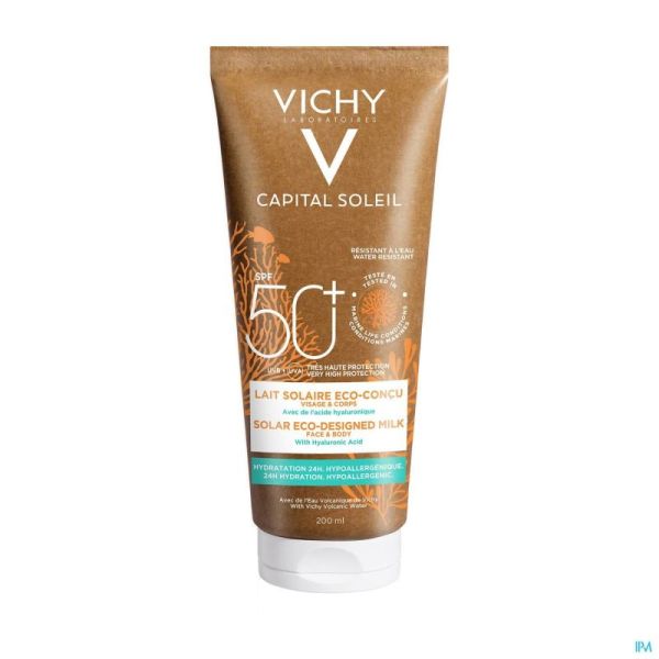 Vichy Capital Soleil Lait Solaire  50+ Eco 200ml