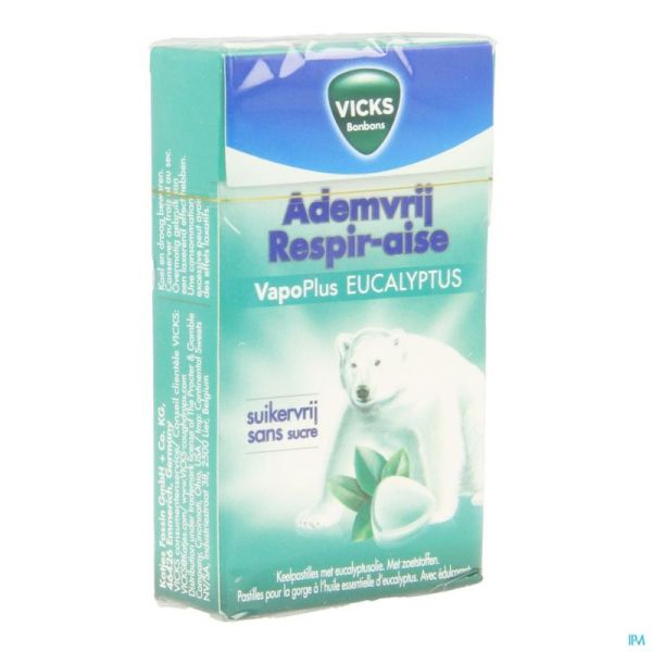 Vicks Respiraise Eucalypt S Sucer 40 G