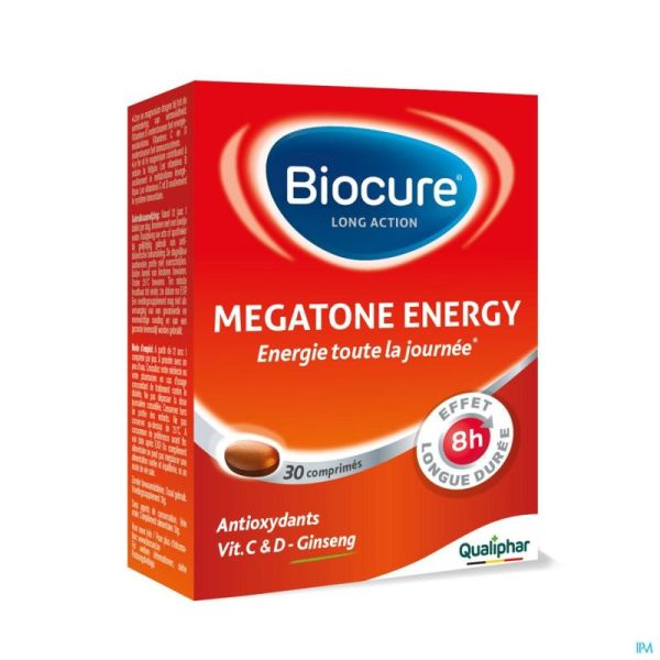 Biocure Megatone Energy La Comprimés 30