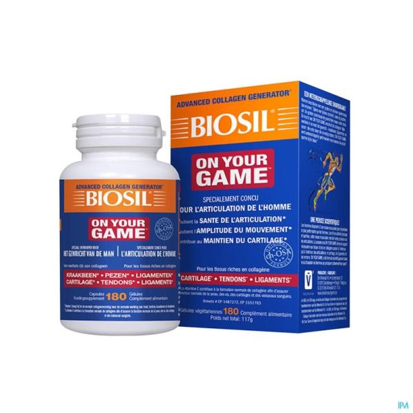 Biosil On Your Game Gélules 180