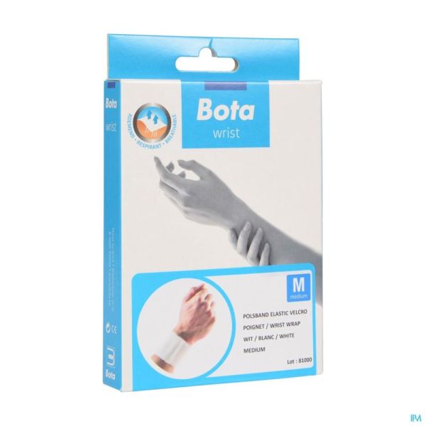 Bota Serre-poign Elast Velc Blanc Mm 1 P