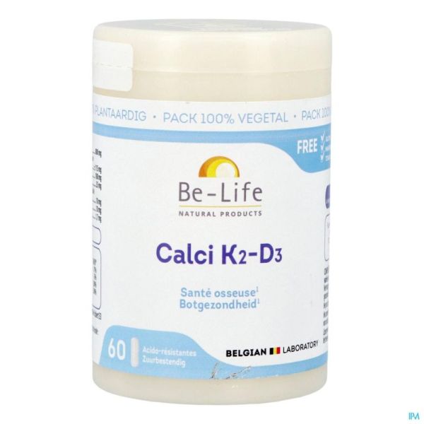 Calci K2 D3 Be Life Gélules 60