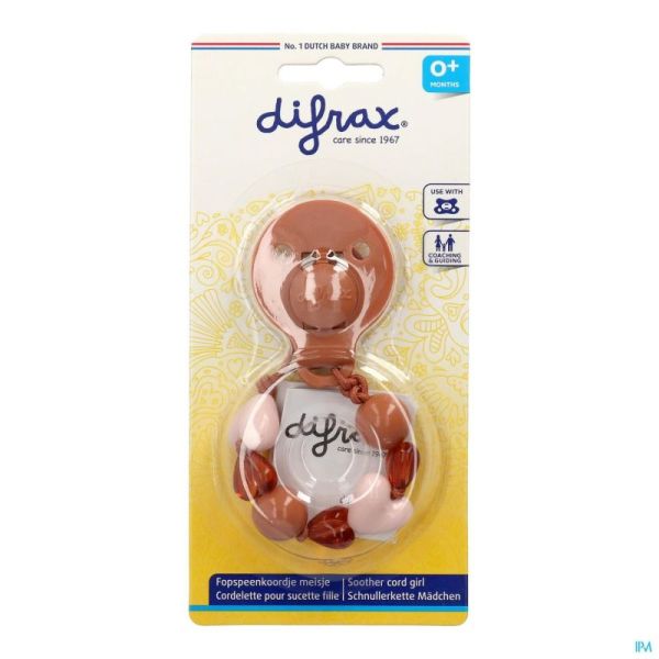 Difrax Sucette Attache Coeur 1 Pièce