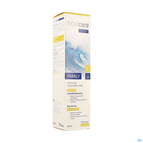 Febelcare Physio Spray Isotonique Family 125ml